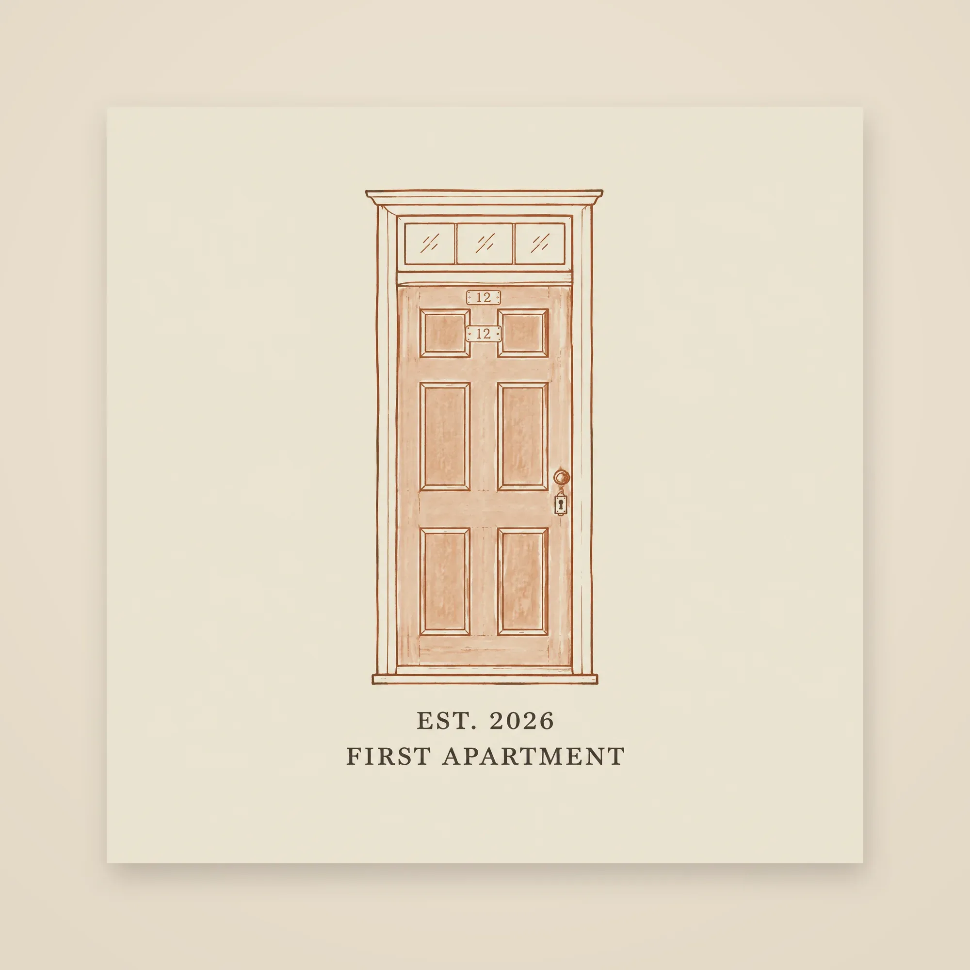 First Apartment Ornament