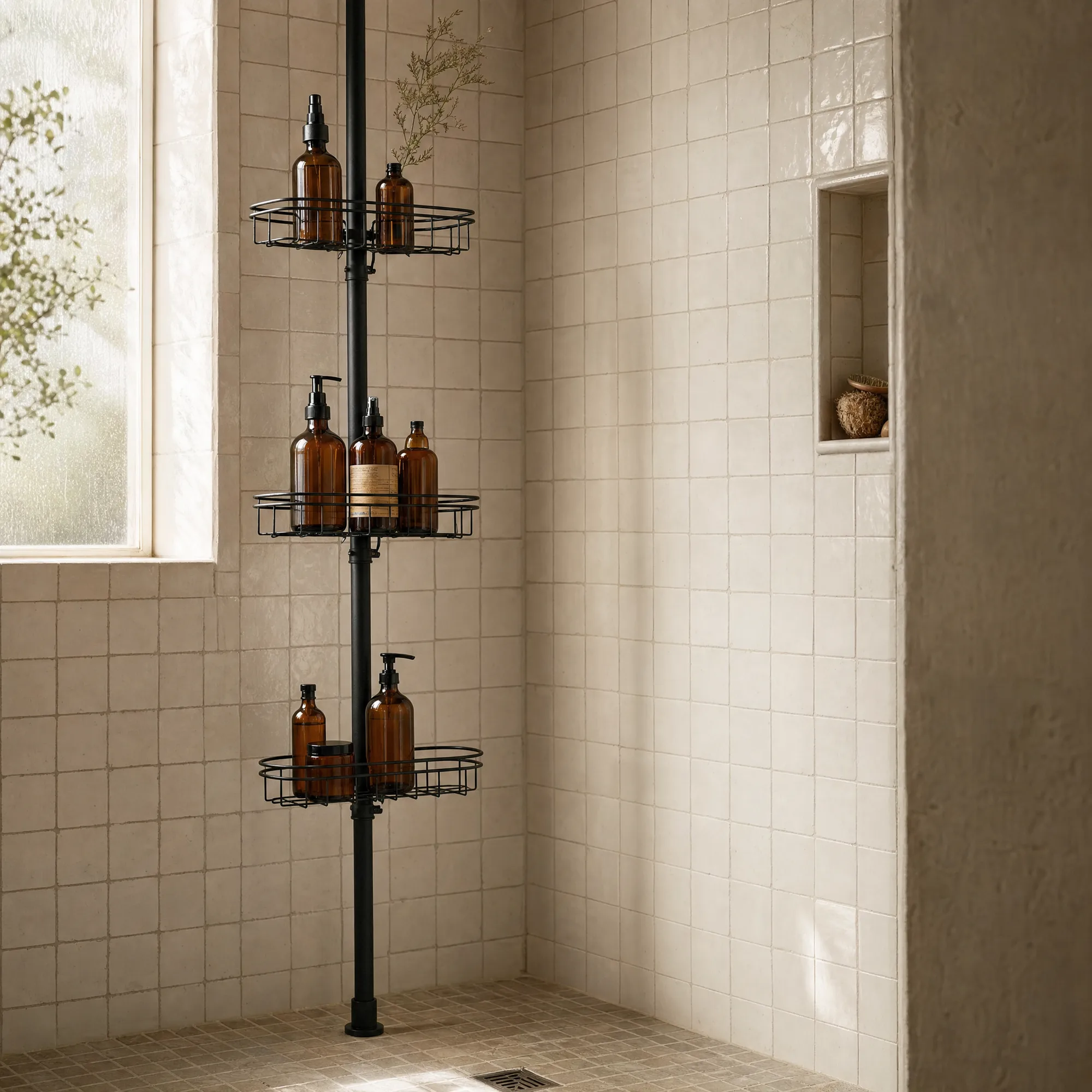 The Tension-Pole Shower Caddy