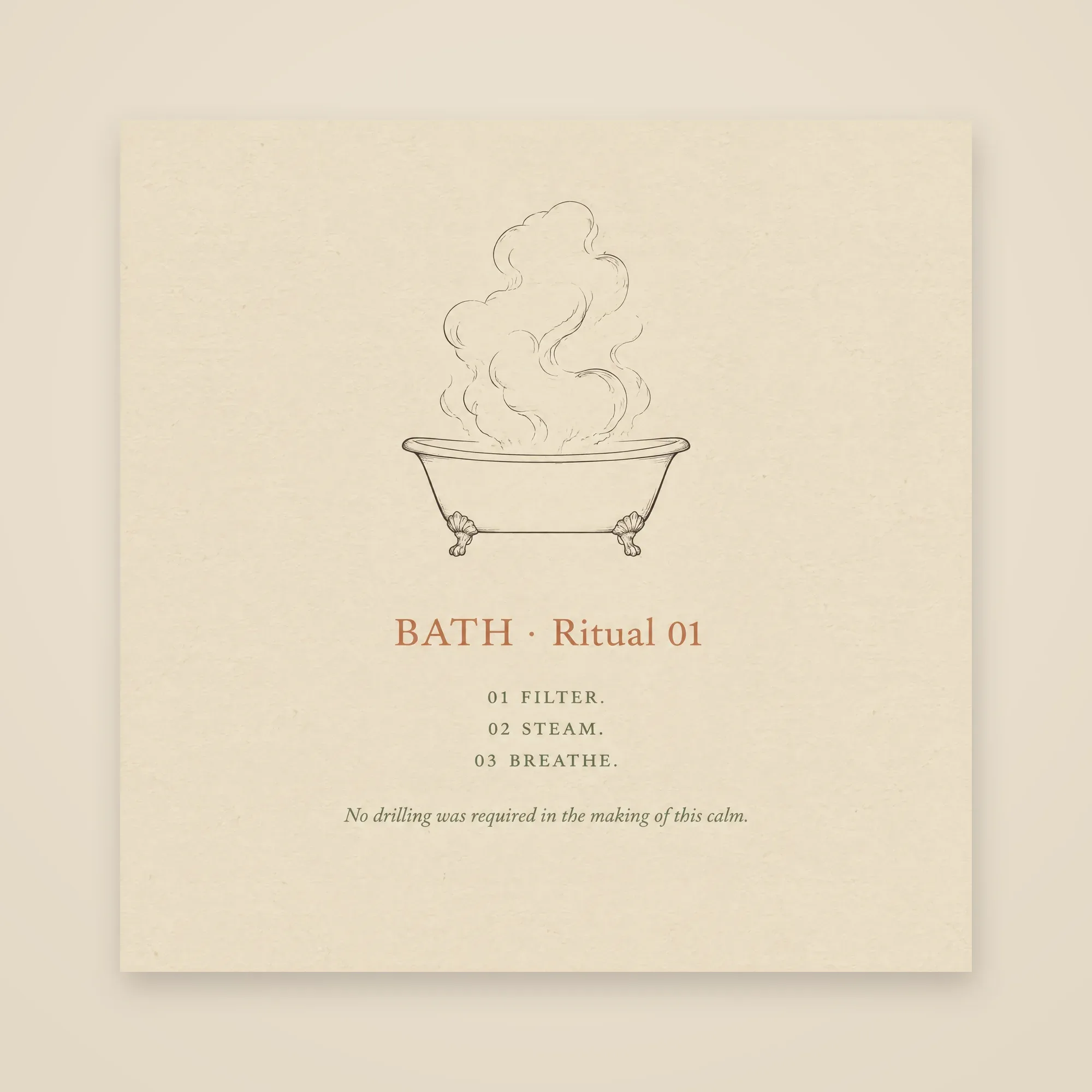 Bath Plate No. 01